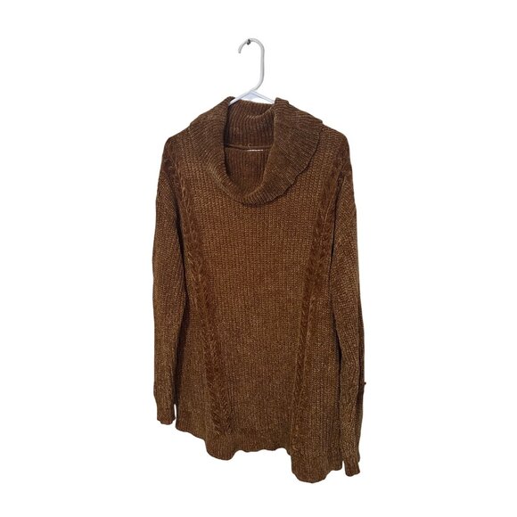 Isabel Maternity by Ingrid & Isabel brown cowl neck sweater size XL - Picture 1 of 7